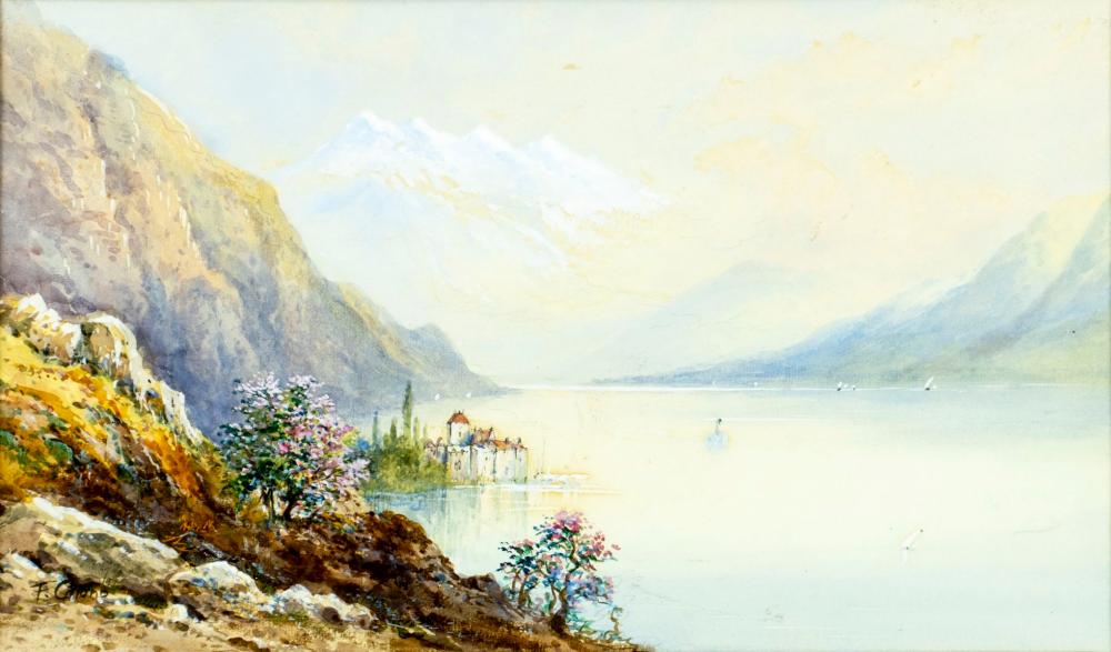 Frank Catano comparable auction result: frank catano italy 1880 1920 watercolor painting antique