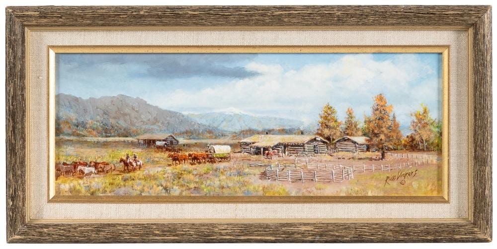 Russ Vickers comparable auction result: original painting by russ vickers