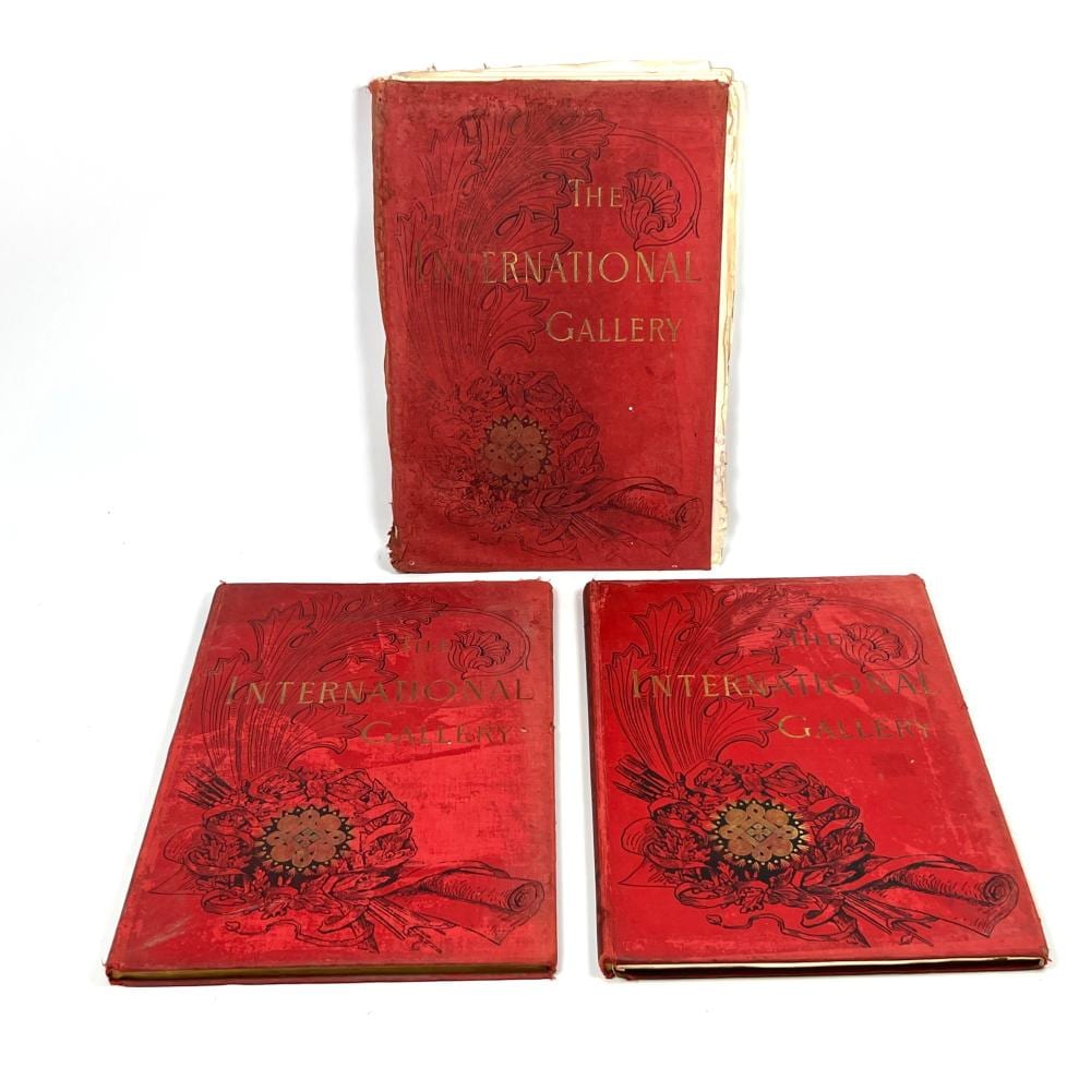 Georje Stephanovich Vasetski comparable auction result: 3 volumes of the international gallery a collection of ancient and modern masters published by g