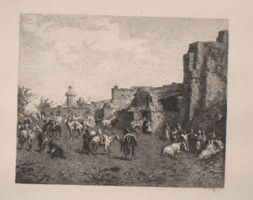 Charles Courtry comparable auction result: charles courtry 1846 1897 etching