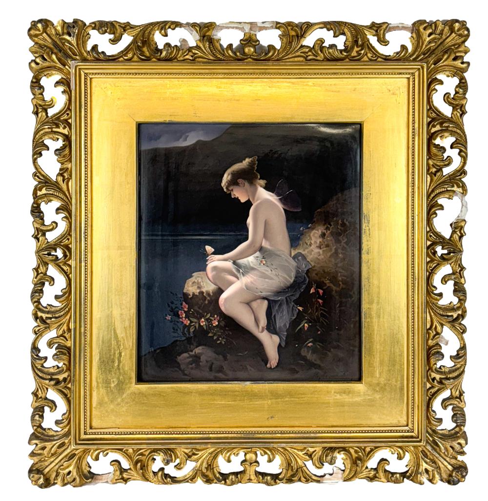 kpm porcelain plaque psyche by wilhelm kray · Roland Auctions NY · 2025-10-18 Wilhelm Kray comparable auction result: kpm porcelain plaque psyche by wilhelm kray