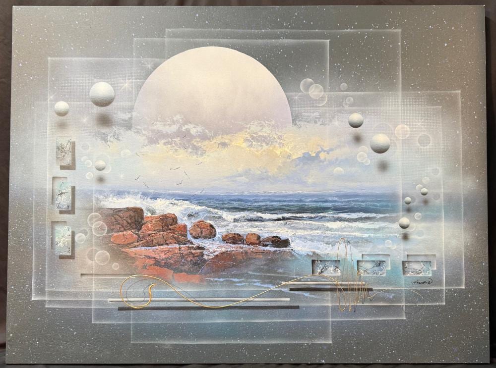 Joseph Kugler comparable auction result: josef kugler 20th century original abstract painting on canvas 35 5in x 48in 90cm x 122cm