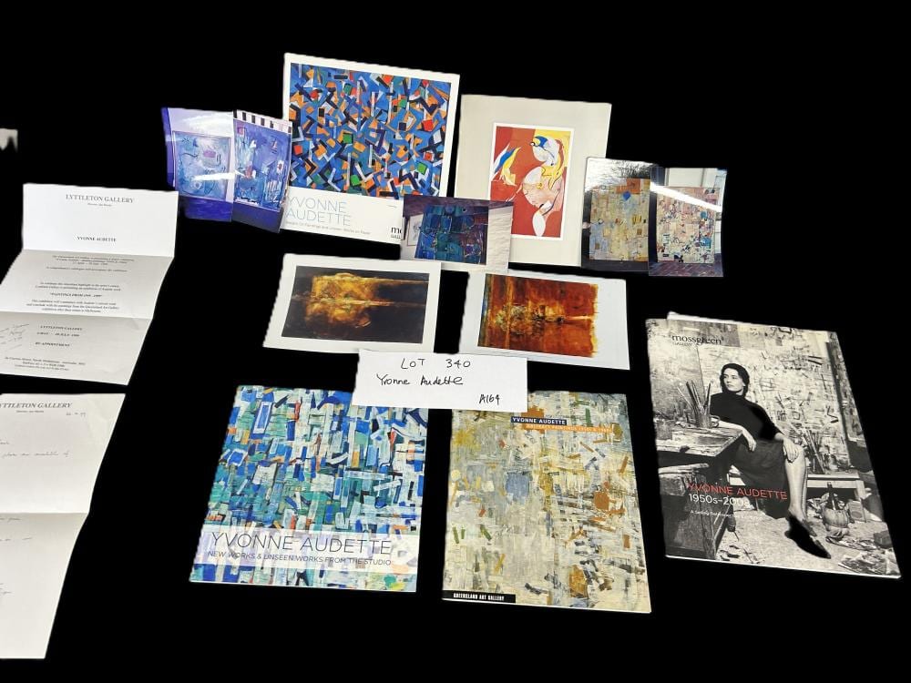 yvonne audette · Sydney Rare Book Auctions · 2025-10-12 Yvonne Audette comparable auction result: yvonne audette