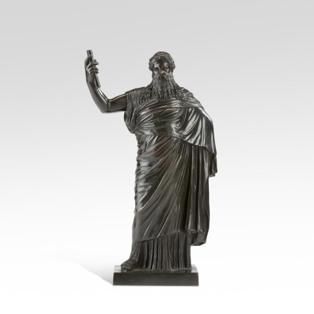 Francesco Righetti comparable auction result: francesco righetti 1749 1819 rome a bronze sculpture of sardanapalus