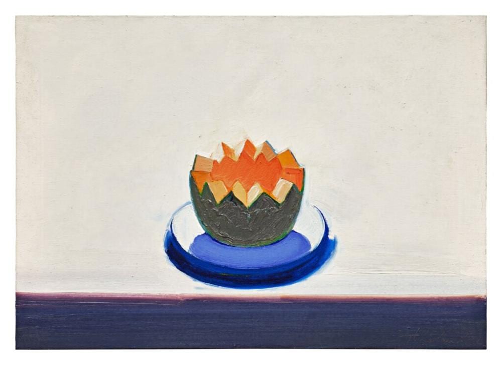 Wayne Thiebaud 韋恩 · 蒂博 | Cantaloupe 蜜瓜 comparable sale