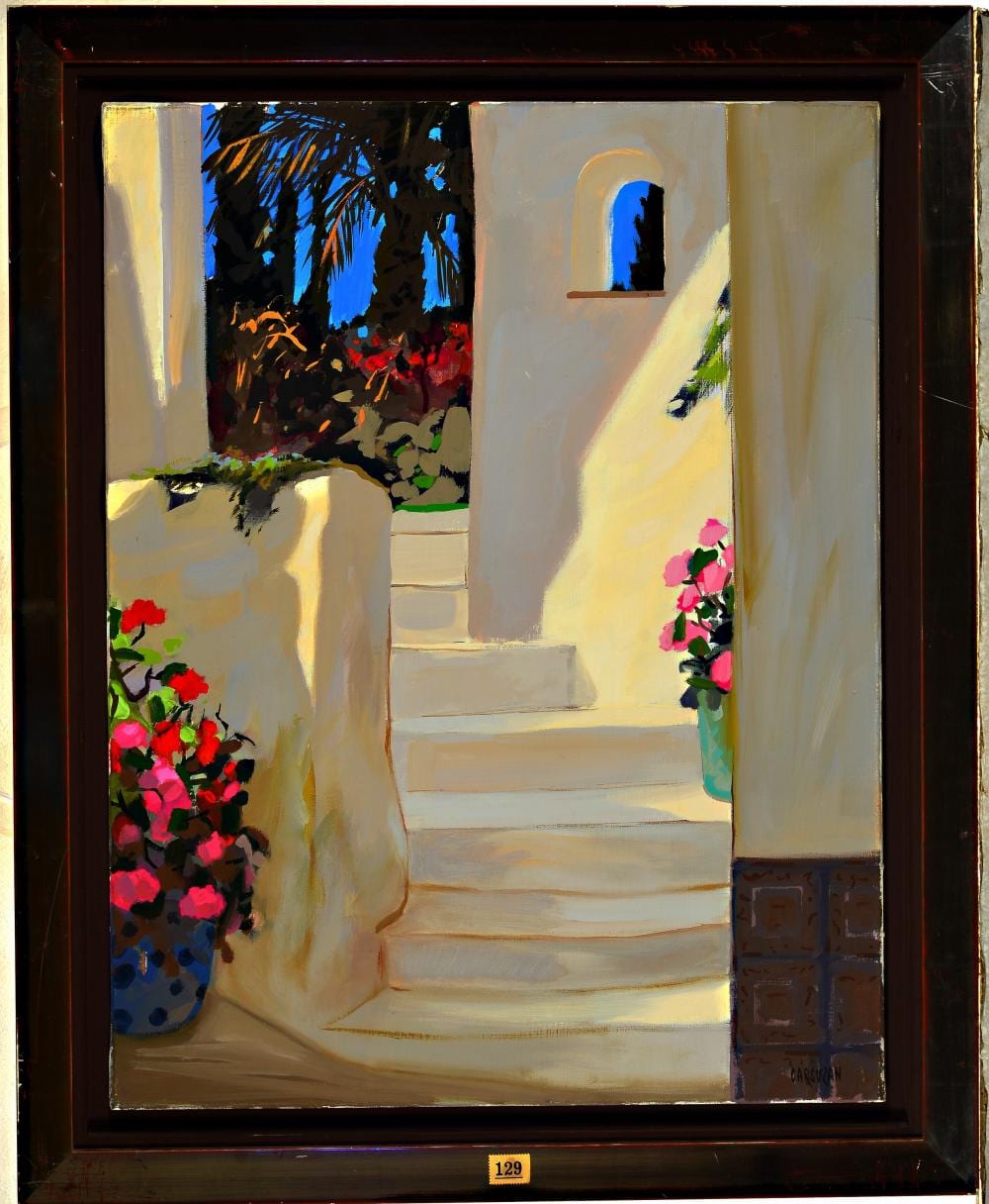 Jean-Claude Carsuzan comparable auction result: jean claude carsuzan 1938 2022 talence mykonos
