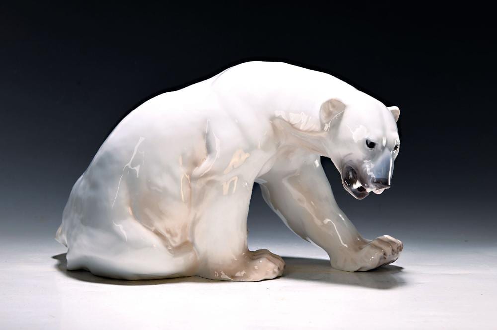 Knud Kyhn comparable auction result: large figurine bing grondahl designed by knud kyhn