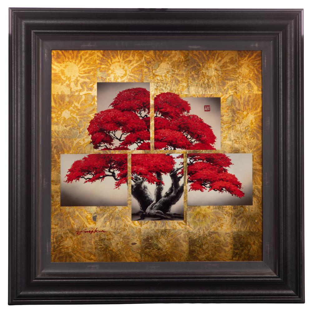 Patrick Guyton comparable auction result: patrick guyton american b 1964 5th dimension mixed media