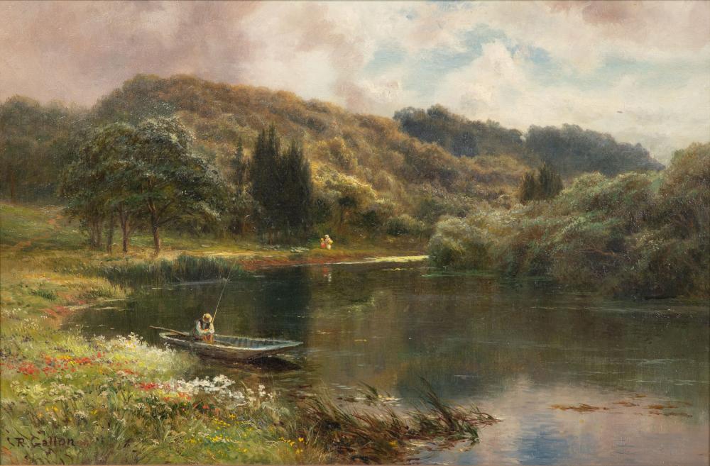 robert gallon british american 1845 1925 oil on canvas · Leonard Auction · 2025-10-21 Robert Gallon comparable auction result: robert gallon british american 1845 1925 oil on canvas
