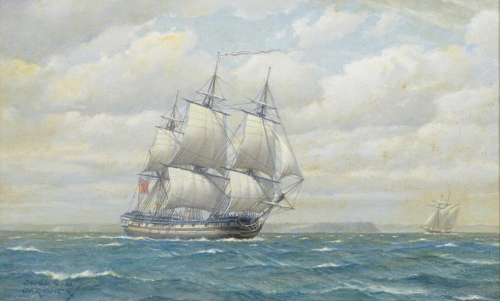 Derek George Montague Gardner comparable auction result: derek george montague gardner british 1914 2007 portrait of hms dolphin