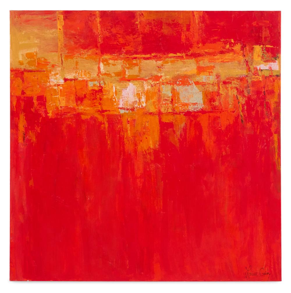 louise guidry american b 1930 untitled red and gold · New Orleans Auction Galleries · 2025-10-18 Louise Guidry comparable auction result: louise guidry american b 1930 untitled red and gold
