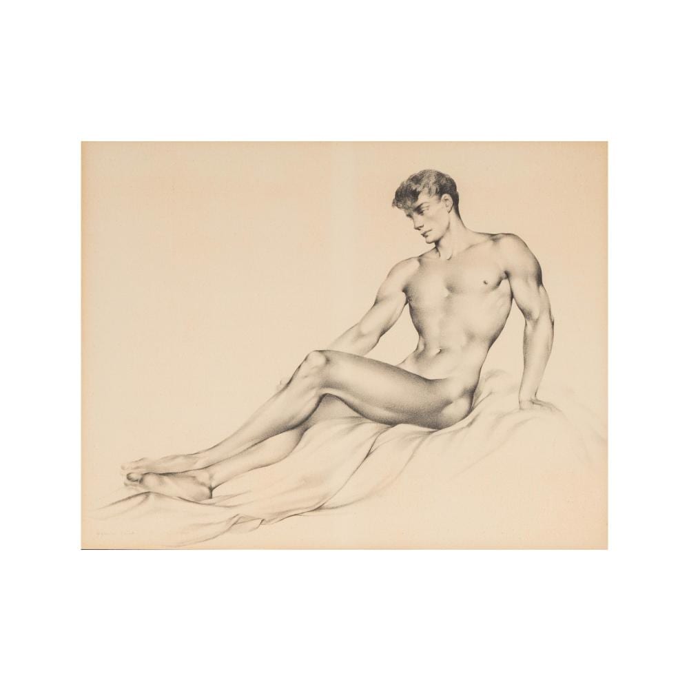Alejandro de Canedo comparable auction result: alejandro de canedo 1902 1978 seated male nude study