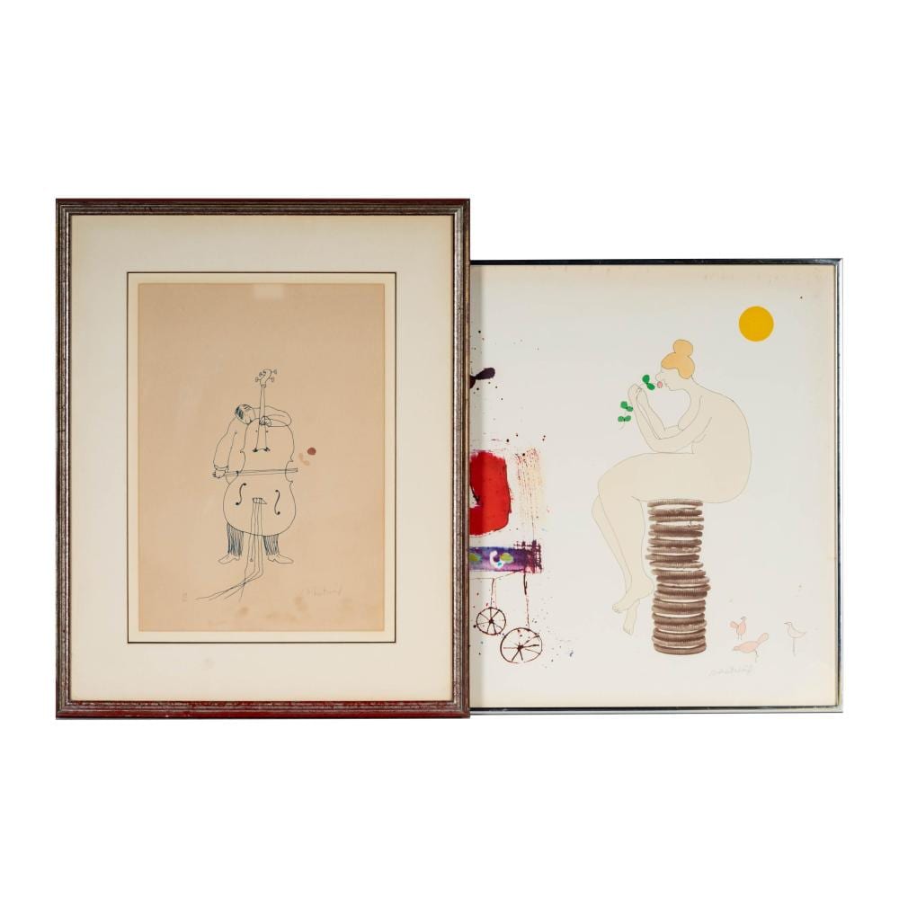 Robert Weil comparable auction result: robert weil b 1945 two works