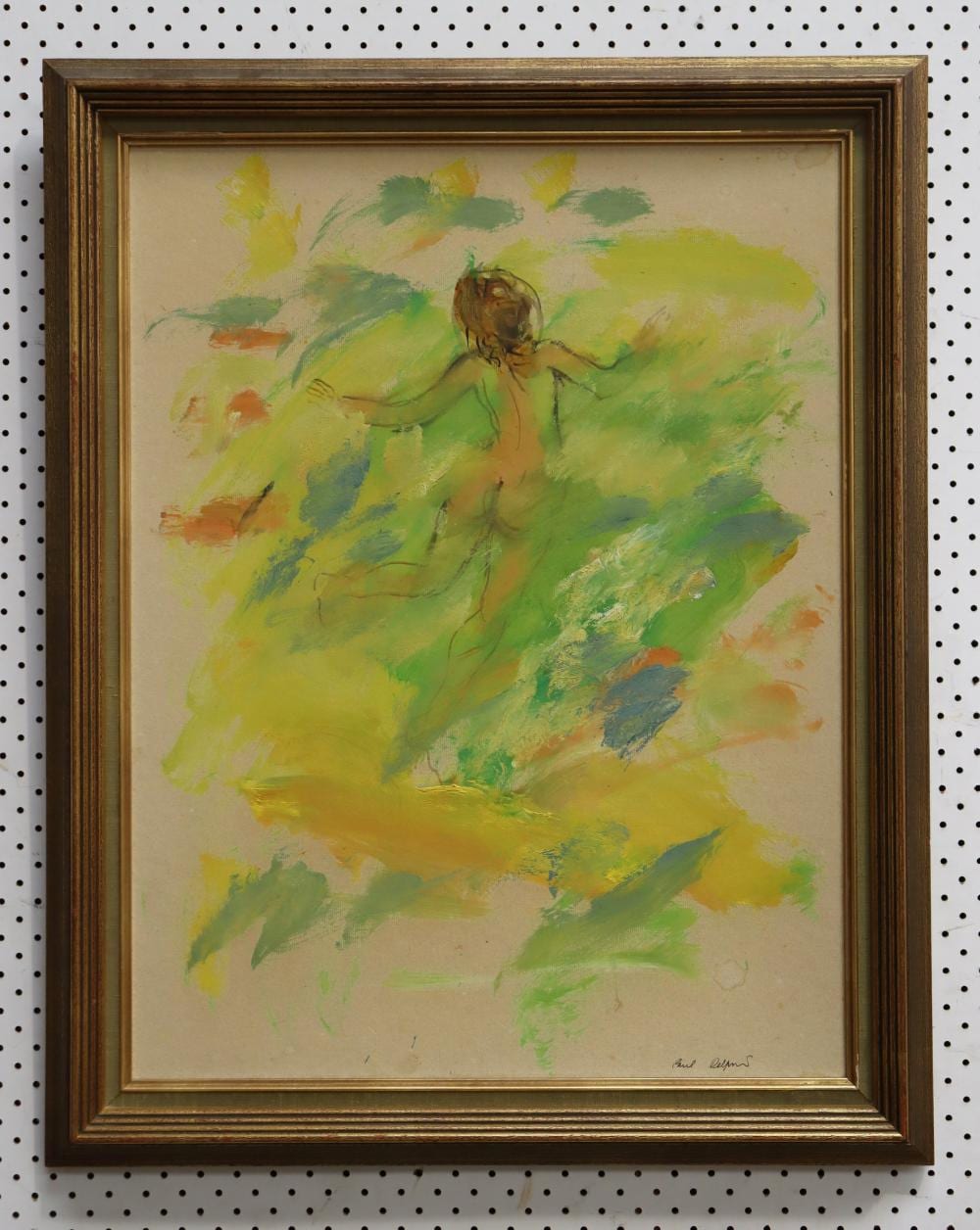 Paul Delprat comparable auction result: paul ashton delprat australian 1942 untitled figure mixed media on board signed lower right approx 49cm x 64 5cm