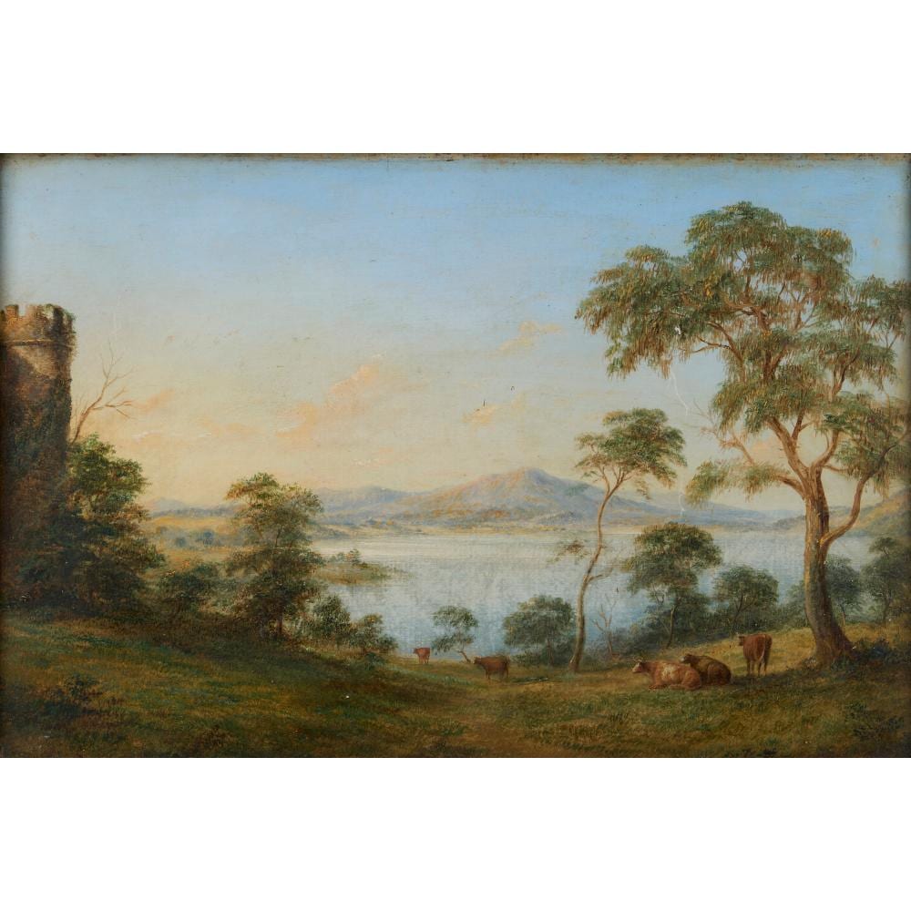 henry gritten british 1818 1873 view from the yan yean from bears castle c 1865 oil on academy board 30 x 46cm · Leonard Joel · 2025-10-21 Henry Gritten comparable auction result: henry gritten british 1818 1873 view from the yan yean from bears castle c 1865 oil on academy board 30 x 46cm