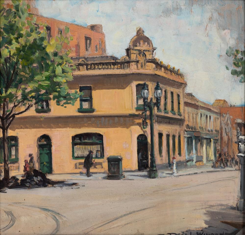 Dora Wilson comparable auction result: dora wilson 1883 1946 corner of collins street and exhibition street