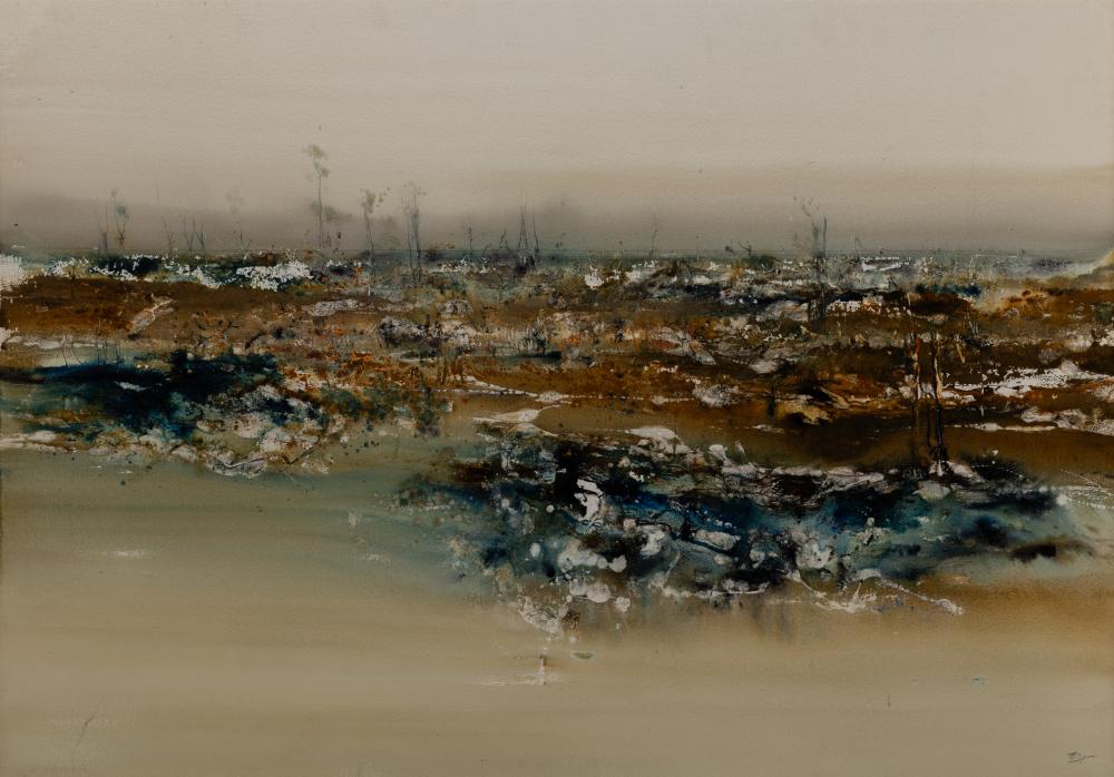 Geoffrey Dyer comparable auction result: geoffrey dyer 1947 2020 across low lying plains