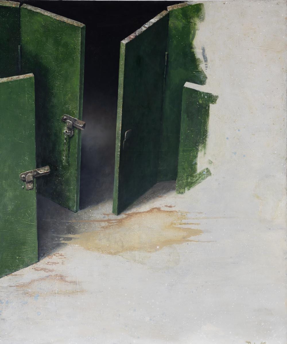 Thornton Walker comparable auction result: thornton walker born 1953 green doors 2009