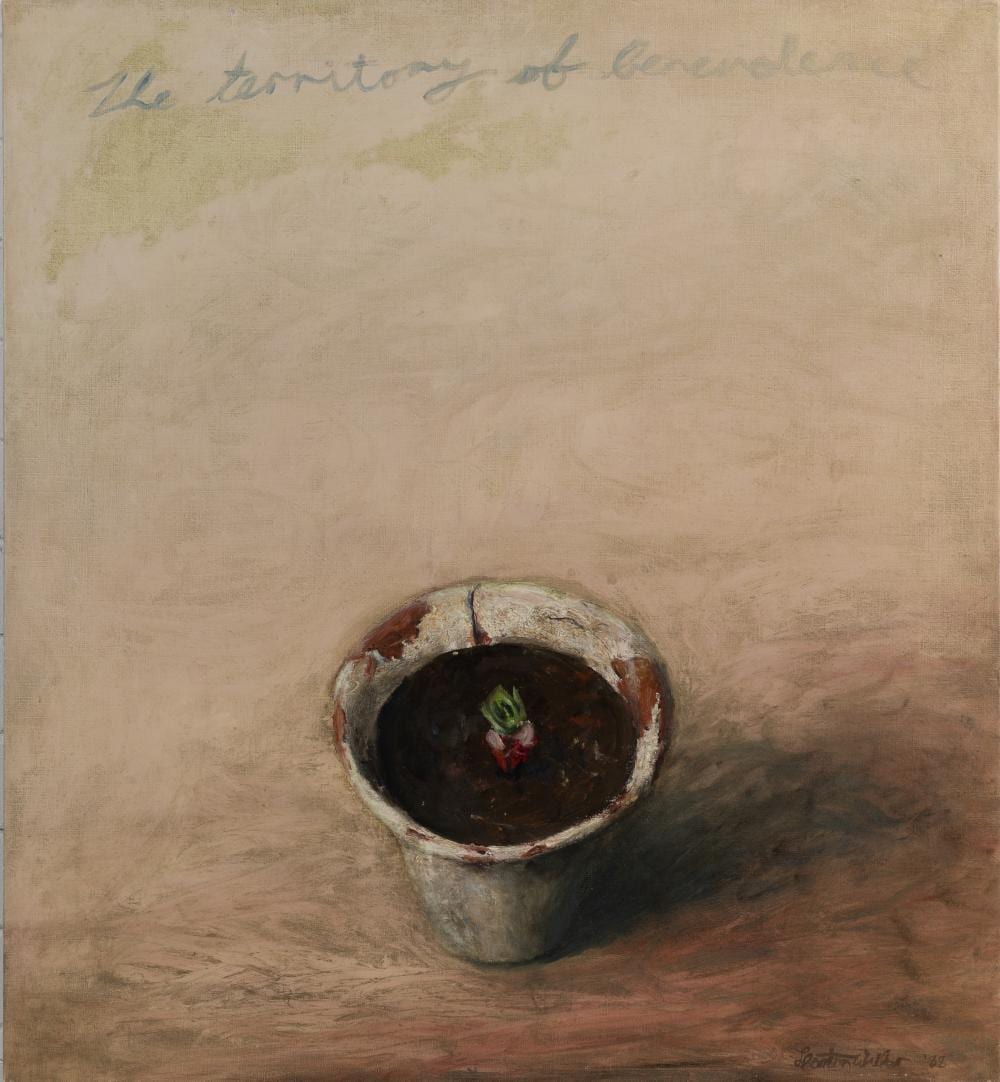 Thornton Walker comparable auction result: thornton walker born 1953 the territory of benevolence 1988