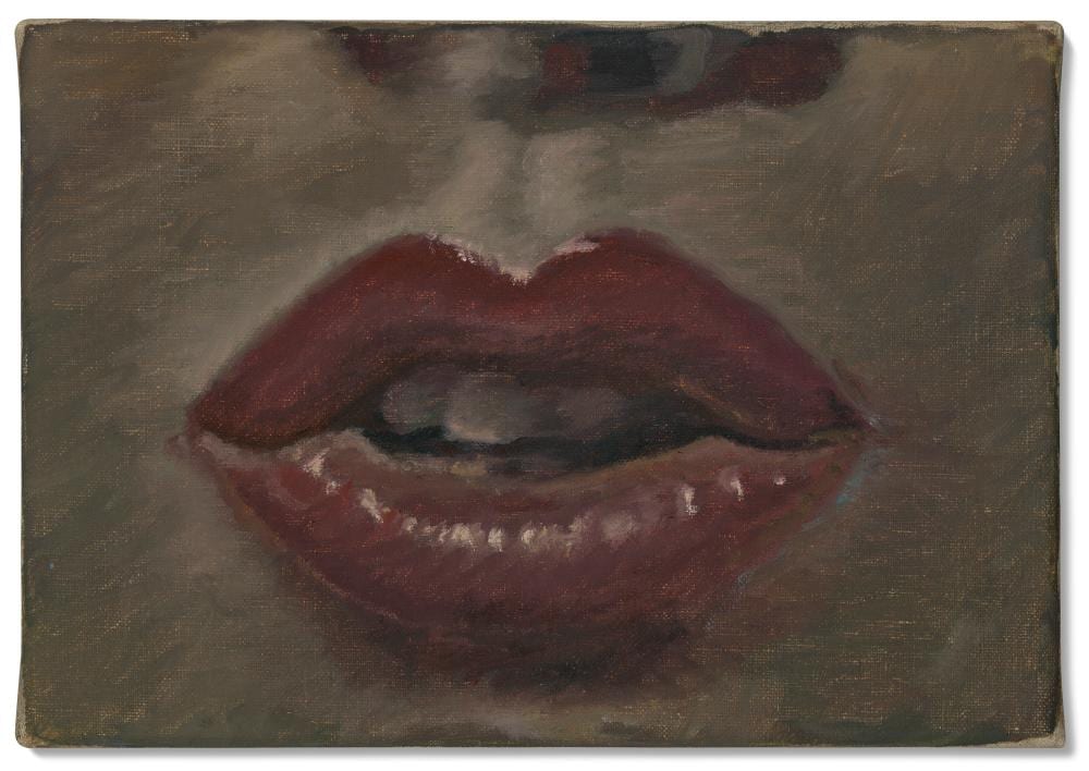 Issy Wood comparable auction result: issy wood b 1993 untitled what i want oil on linen8 x 11 7 8in 2