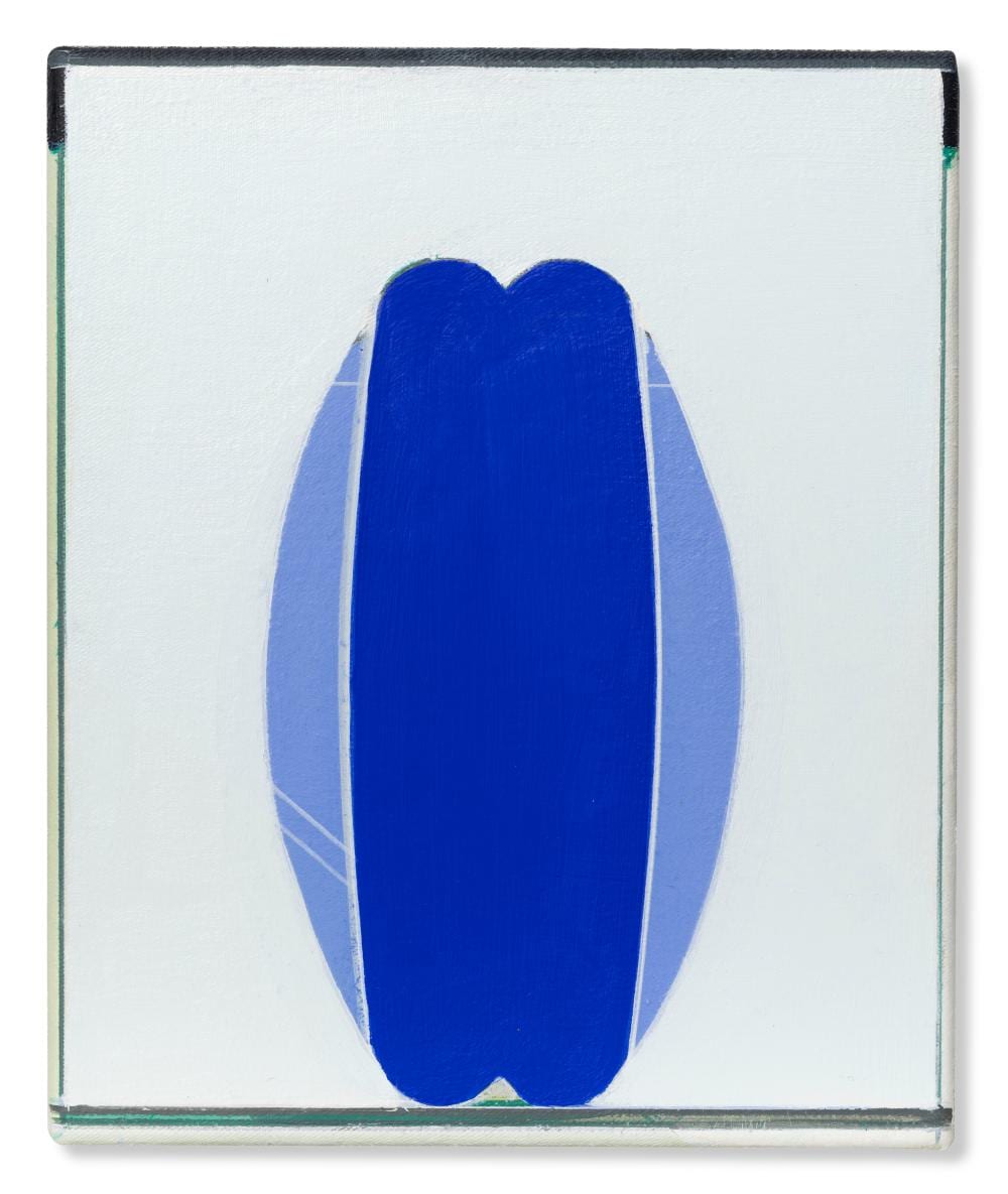 Frank Nitsche comparable auction result: frank nitsche b 1964 coo 15 2019 oil on canvas9 1 8 x 7 in 23 3 x 1
