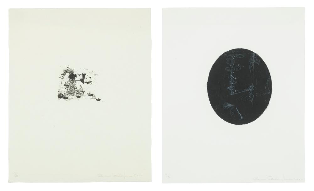ellen gallagher b 1965 i alias ii ii alias iii each screenprint w · Christie's · 2025-10-22 Ellen Gallagher comparable auction result: ellen gallagher b 1965 i alias ii ii alias iii each screenprint w