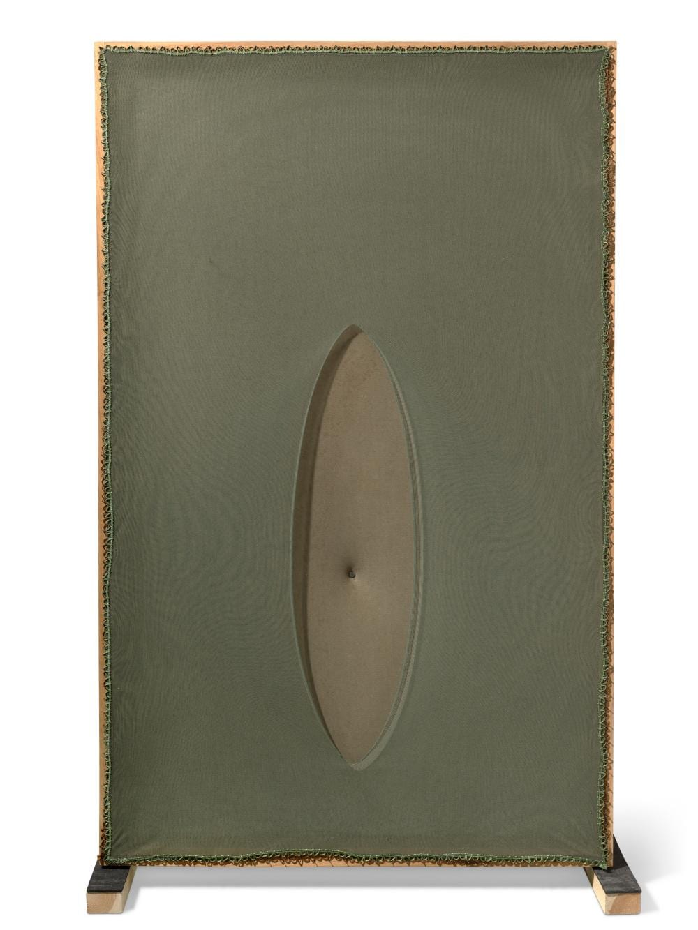 Ernesto Neto comparable auction result: ernesto neto b 1964 torsoquadro green wood galvanized iron cotton fa