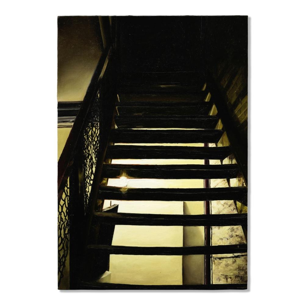 Gillian Carnegie comparable auction result: gillian carnegie b 1971 stairway painted in 1998