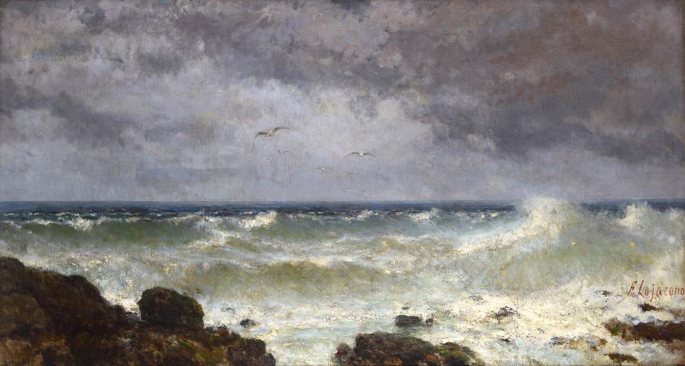 Francesco Lojacono comparable auction result: francesco lojacono palermo 1841 1915 marina