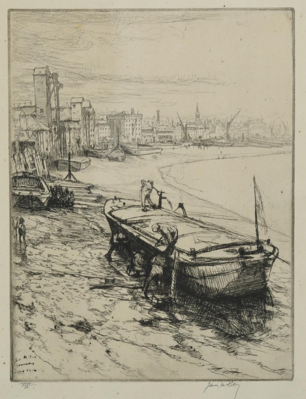 James Mcbey comparable auction result: james mcbey 1883 1959 etching