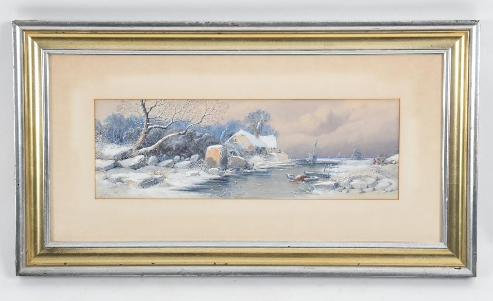George James Knox comparable auction result: george james knox 1810 1897 watercolor and gouache on paper