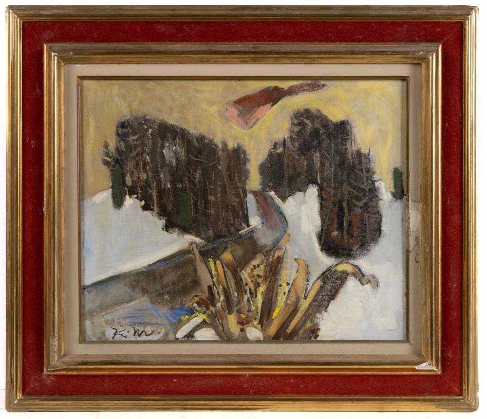 karl mattern american 1892 1969 landscape painting · Jeffrey S. Evans & Associates · 2025-10-17 Karl Mattern comparable auction result: karl mattern american 1892 1969 landscape painting