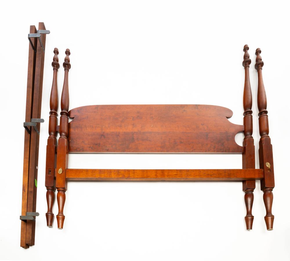 Eldred Wheeler comparable auction result: eldred wheeler hanover massachusetts federal style cherry queen size poster bed