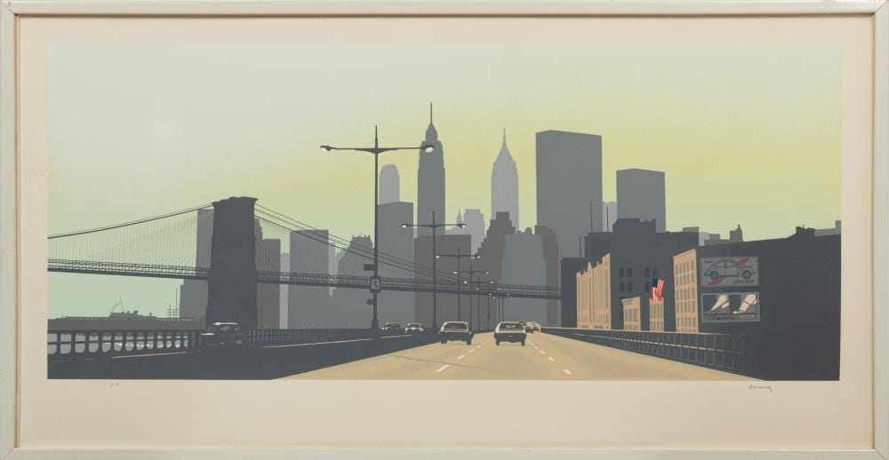 Howard Kanovitz comparable auction result: howard kanovitz american new york 1929 2009 armistice day serigraph on paper