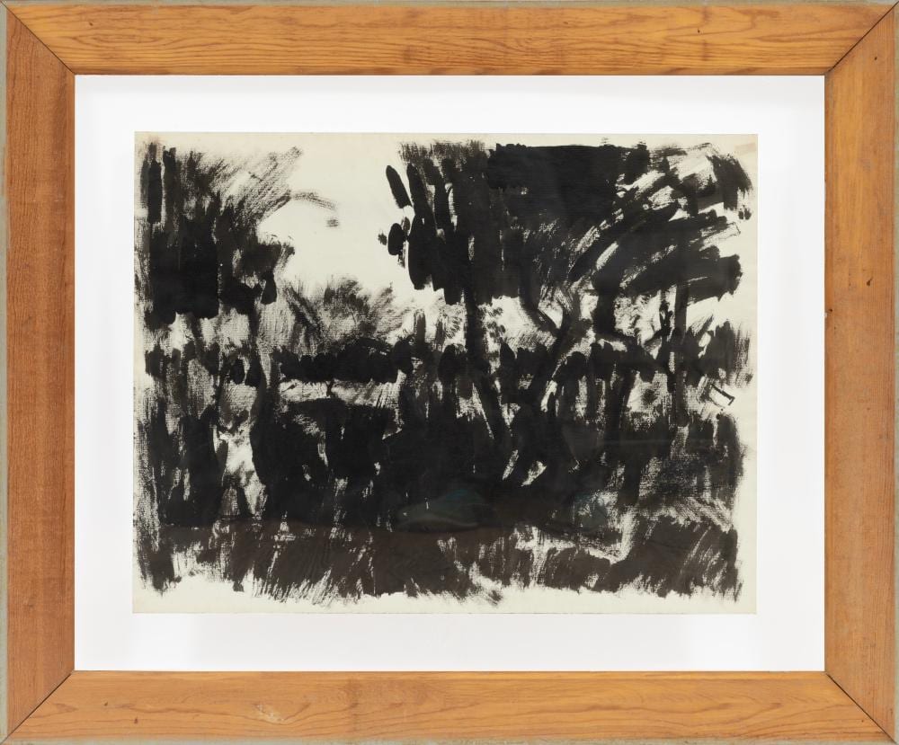 Xavier De Callatay comparable auction result: xavier de callatay belgian louisiana 1932 1999 landscape abstract ink on paper