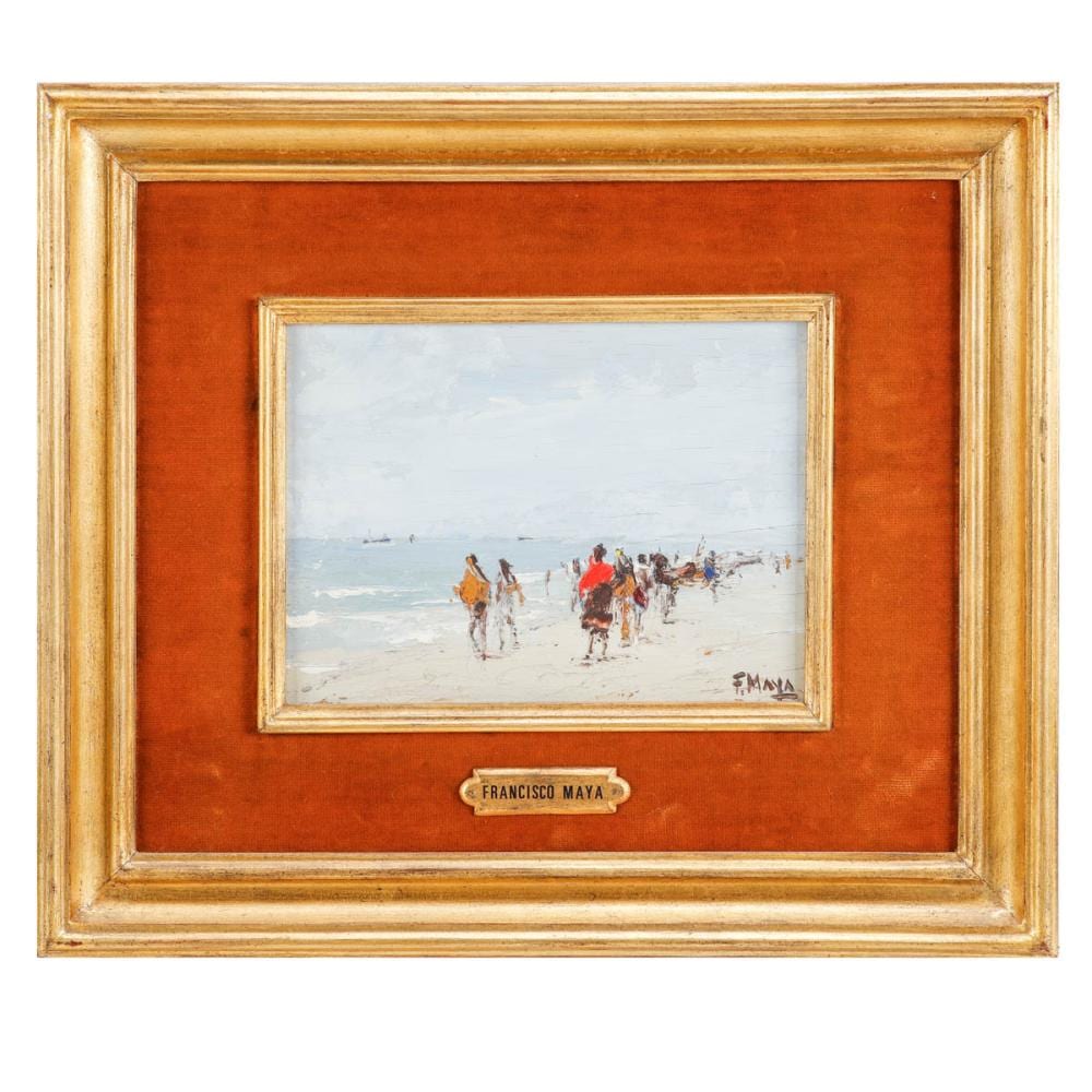 Francisco Maya comparable auction result: francisco maya 1915 1993 caparica