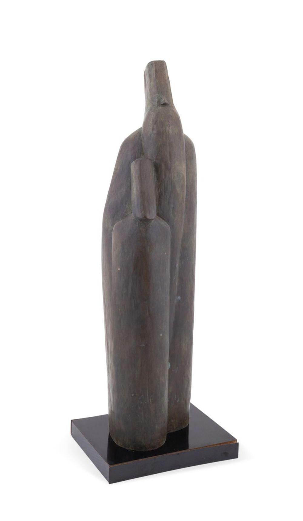 Larry Mohr comparable auction result: larry mohr modern bronze sculpture w two figures