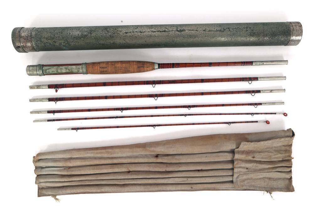 EARLY 20TH C. HENRY ANDRUS BAMBOO TRUNK FLY FISHING ROD sold by Omnia Auctions, lot 88271 — auction record photograph