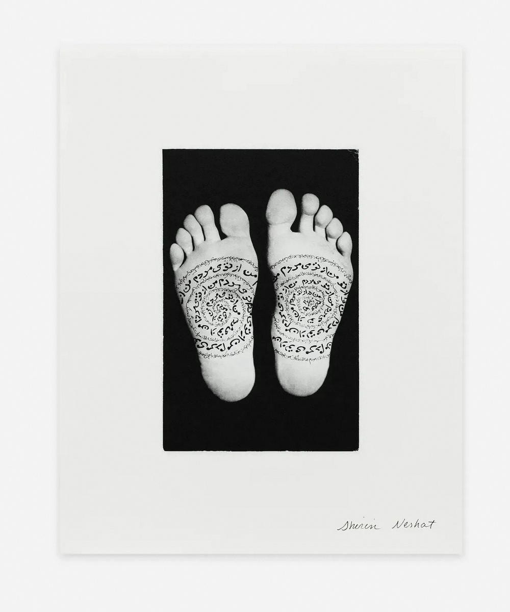Shirin Neshat comparable auction result: shirin neshat n e en 1957 unveiling series 2 1993