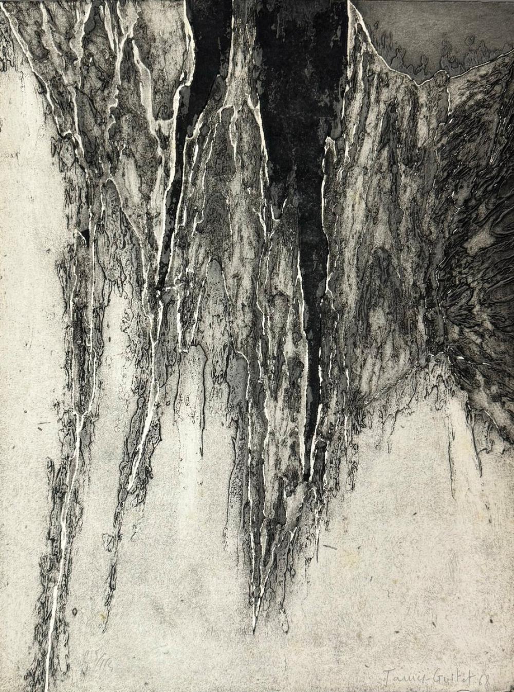 James Guitet comparable auction result: james guitet 1925 2010 composition abstraite 1968