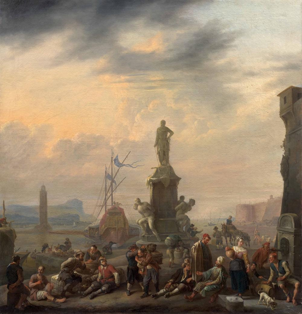 Johannes Lingelbach comparable auction result: johannes lingelbach