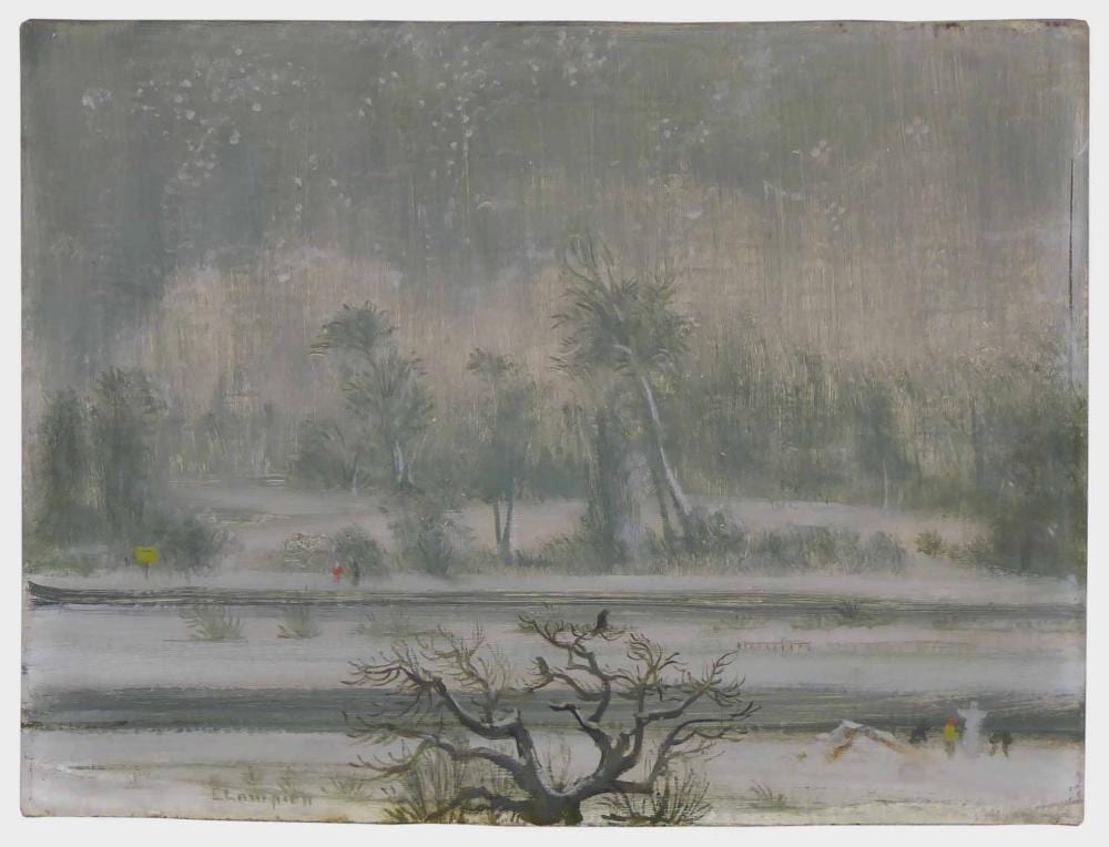 Theo Champion comparable auction result: theo champion winterlandschaft