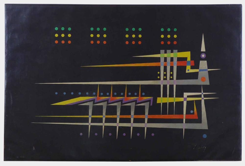 Yves Laloy comparable auction result: yves laloy ohne titel