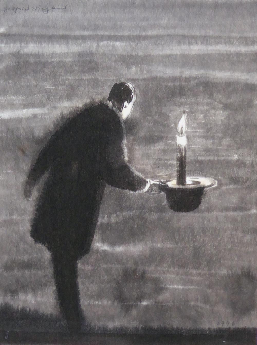 Gottfried Wiegand comparable auction result: gottfried wiegand ohne titel