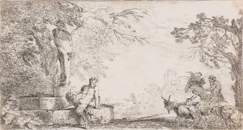 giovanni benedetto castiglione 1609 1664 two etchings · Swann Auction Galleries · 2025-10-30 Giovanni Benedetto Castiglione comparable auction result: giovanni benedetto castiglione 1609 1664 two etchings