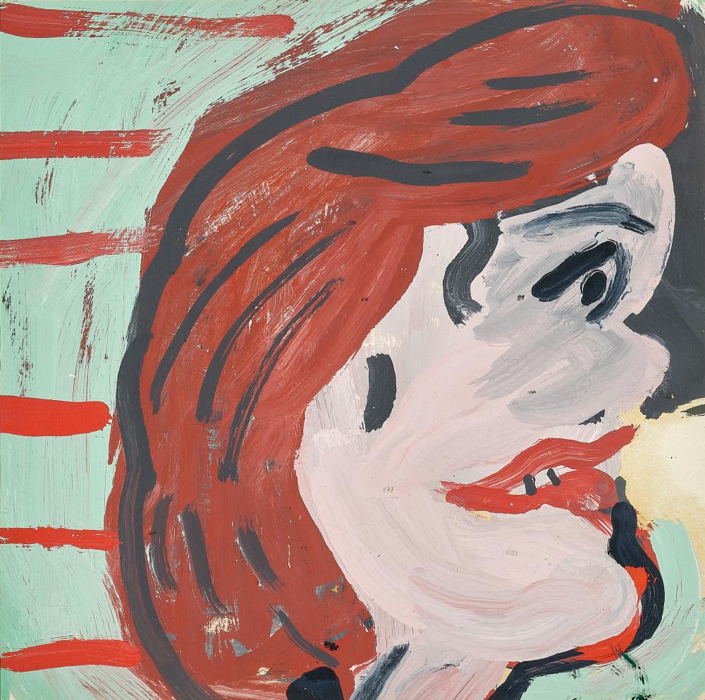 Rose Wylie comparable auction result: rose wylie profile 1990