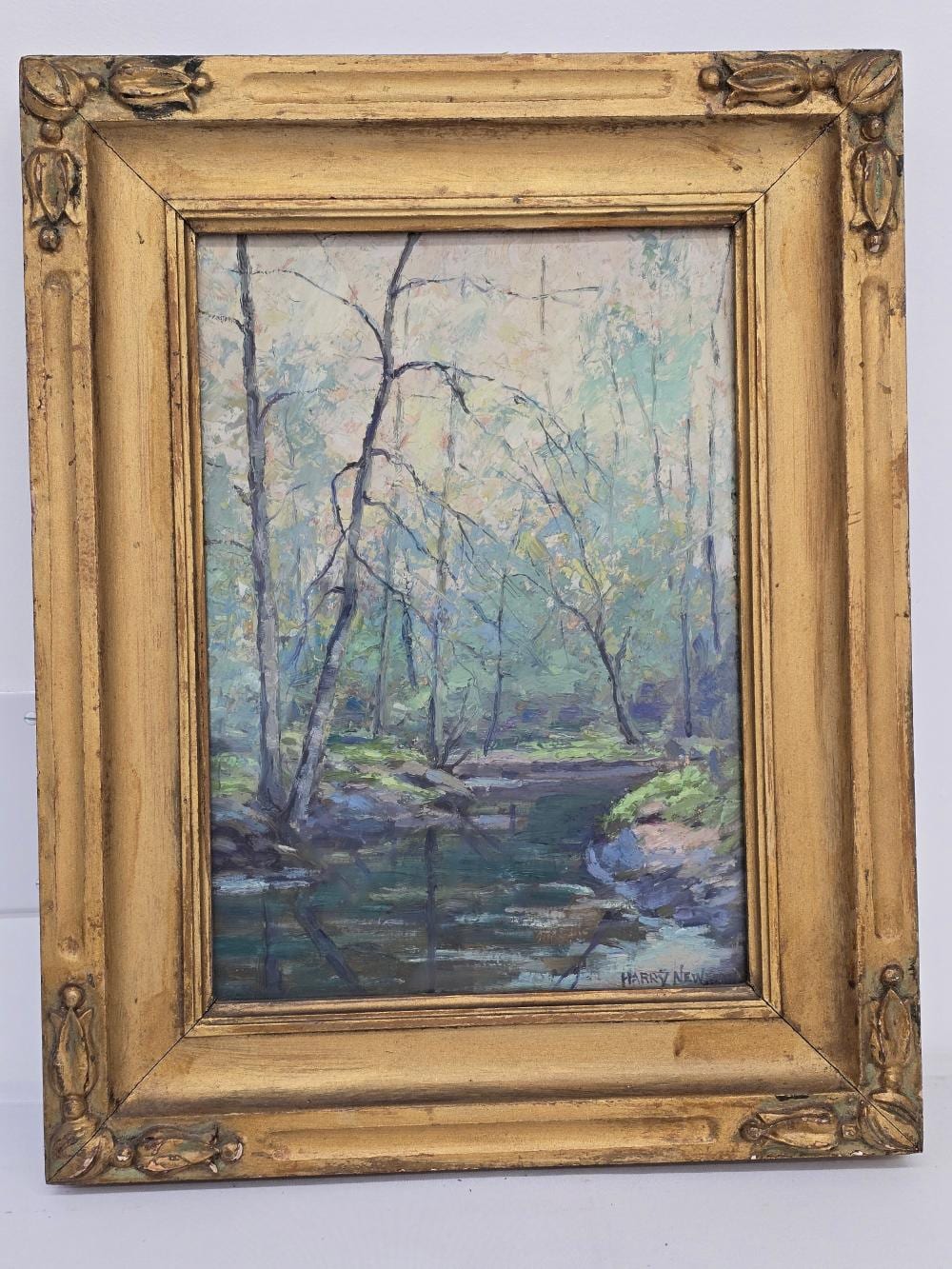 Harry W. Newman comparable auction result: harry w newman american 1873 1946 oil on board autumn landscape