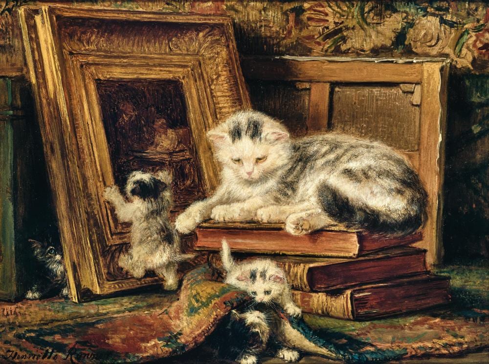 Henriette Ronner comparable auction result: henriette ronner n e knip
