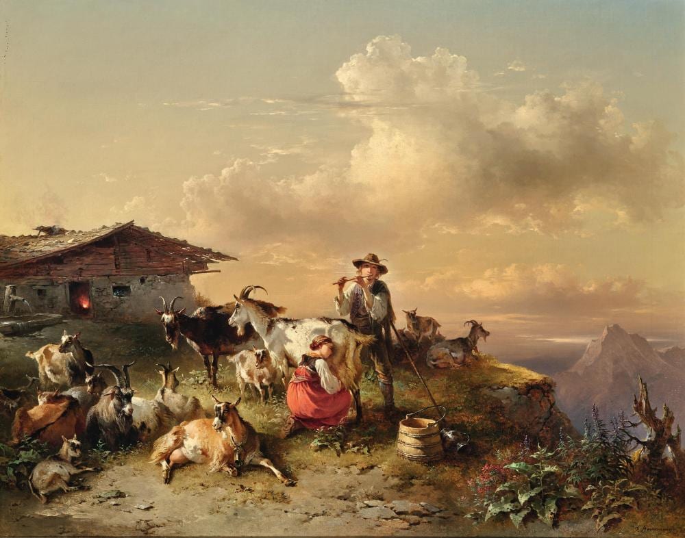 Friedrich Gauermann comparable auction result: friedrich gauermann