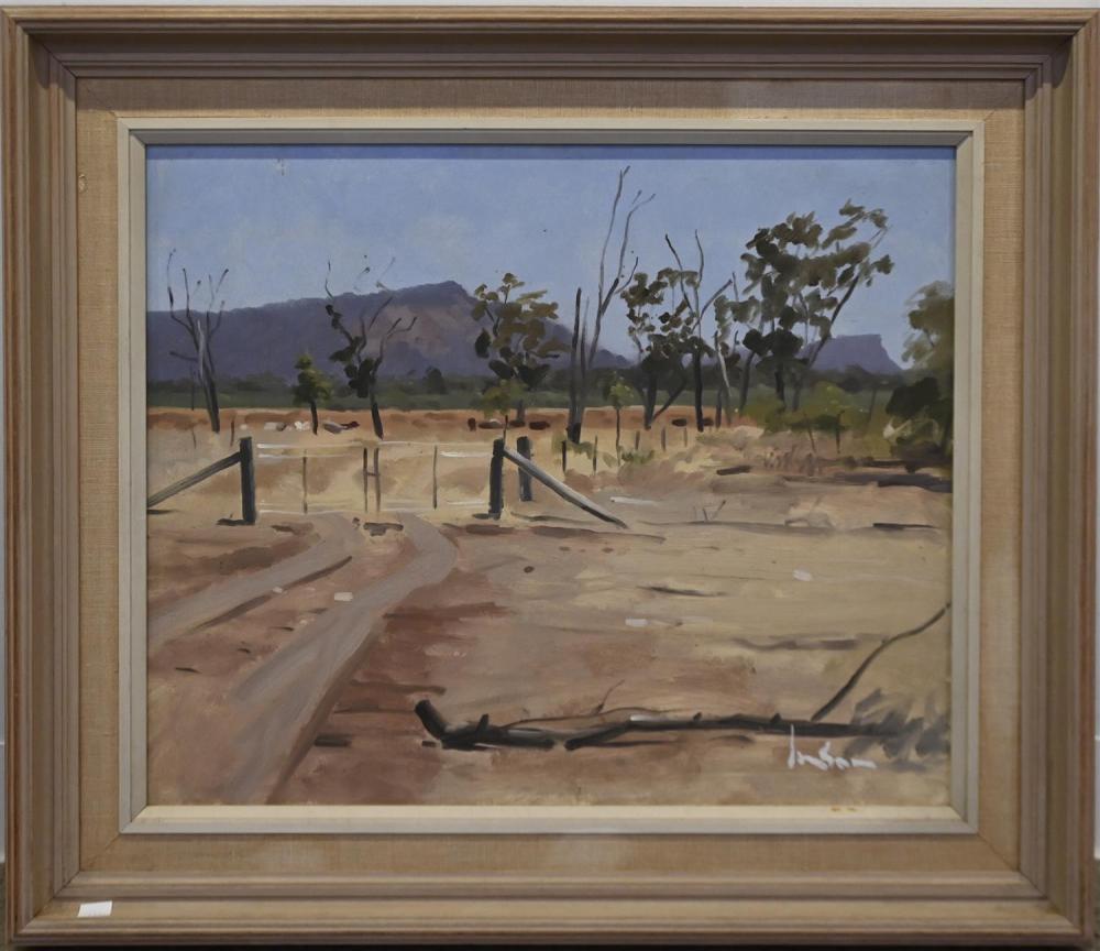Graeme Inson comparable auction result: graeme inson gate on south bend arcadia valley 1982